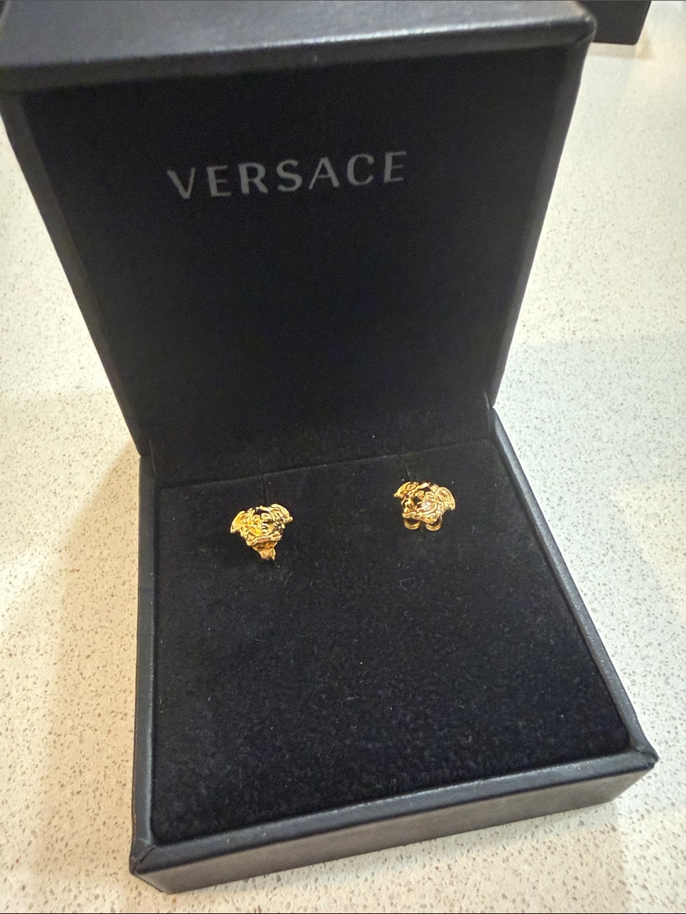 Versace Gold Medusa Cufflinks - Men's Accessories
